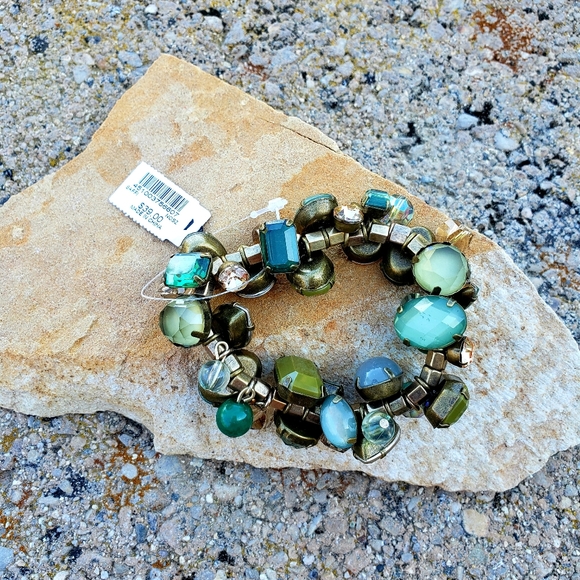 Chico's Jewelry - NWT Chico's Green Bangle Bracelet